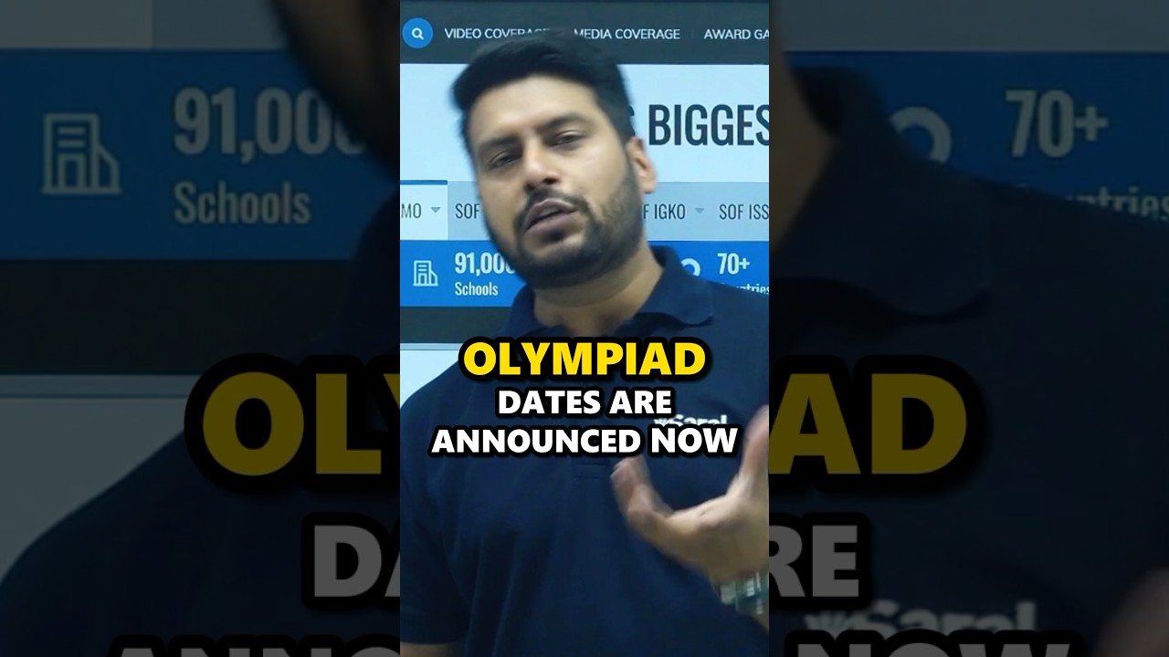 ALERT 🚨 : OLYMPIAD EXAM Date Out 2024-2025 | IMO | SOF #olympiad #imo #sof #class10