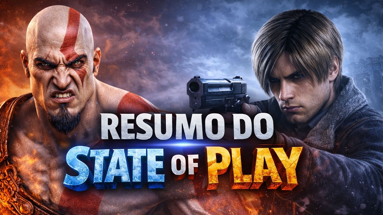 O MELHOR STATE OF PLAY DA HISTÓRIA? | God of War Trilogy Remake, Resident Evil 9 e mais!