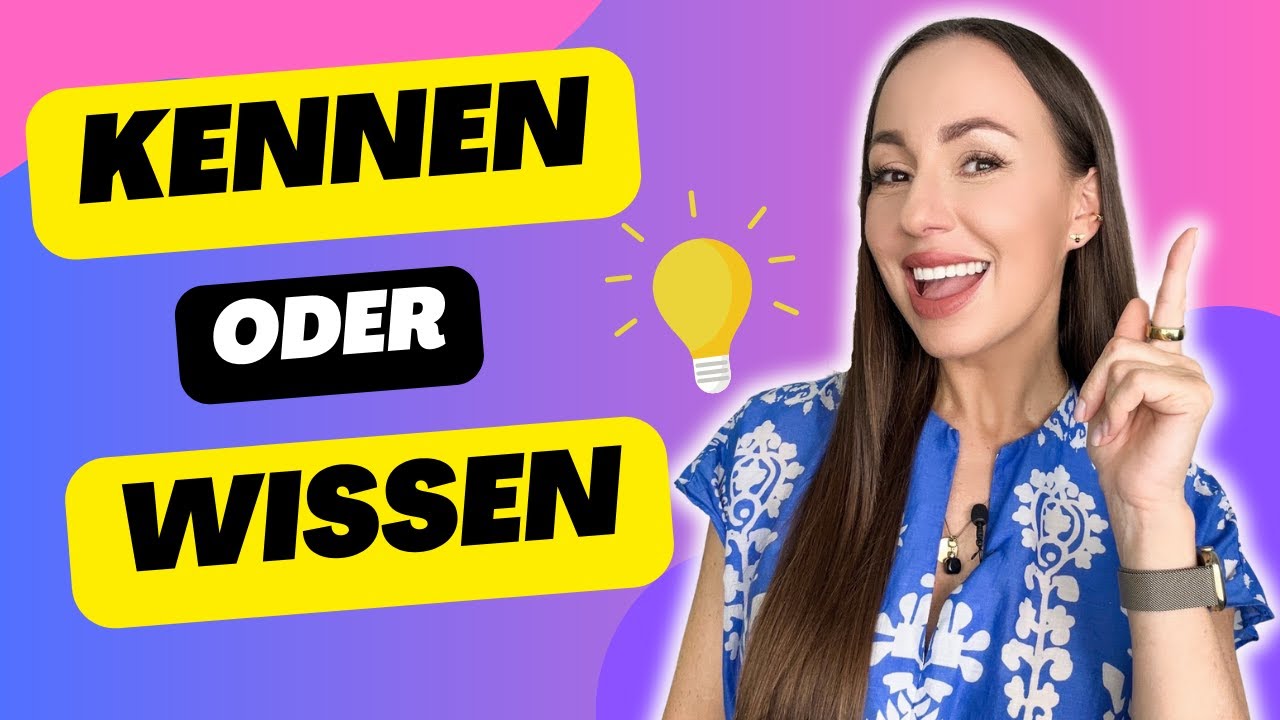 Lerne den Unterschied zwischen KENNEN und WISSEN (Übung am Ende + gratis PDF🎁)