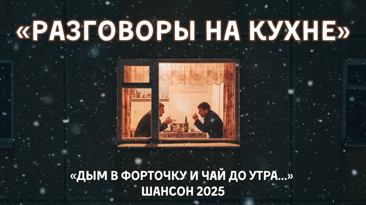 Душевный шансон о том, как мы лечили душу разговорами «Разговоры на кухне» #Шансон #РусскийШансон