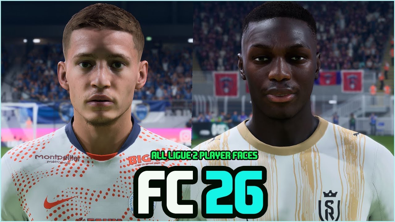 FC 26 | All Ligue 2 Players Real Faces