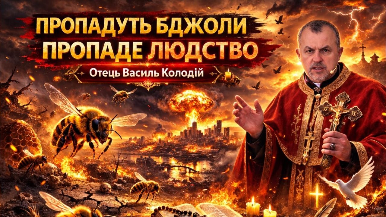 Отець Василь Колодій - Пропадуть бджоли пропаде людство.