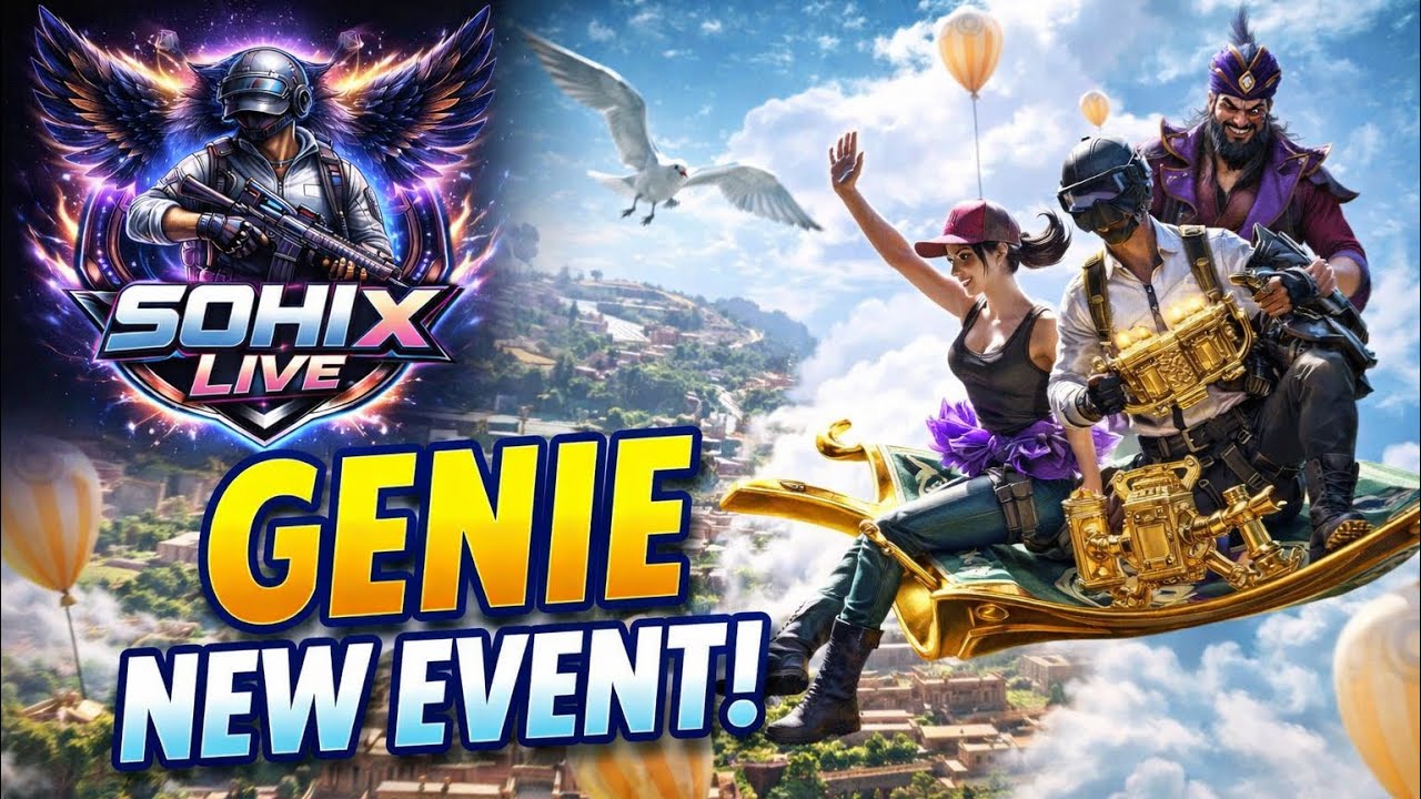 New 🧞Gennie Event ! Full Rush 😱Gameplay ka Sath🐔 Chicken Dinner .