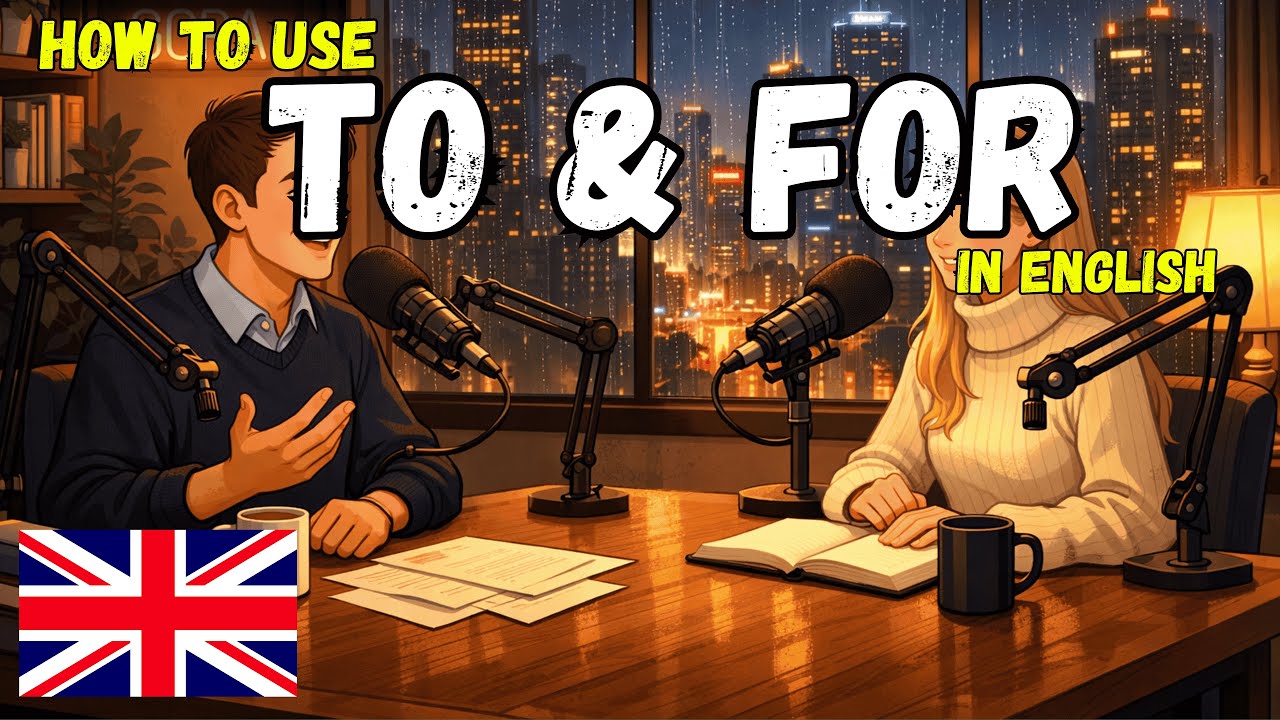 Learn English with Real Conversations Podcast | How to Use TO vs FOR Correctly