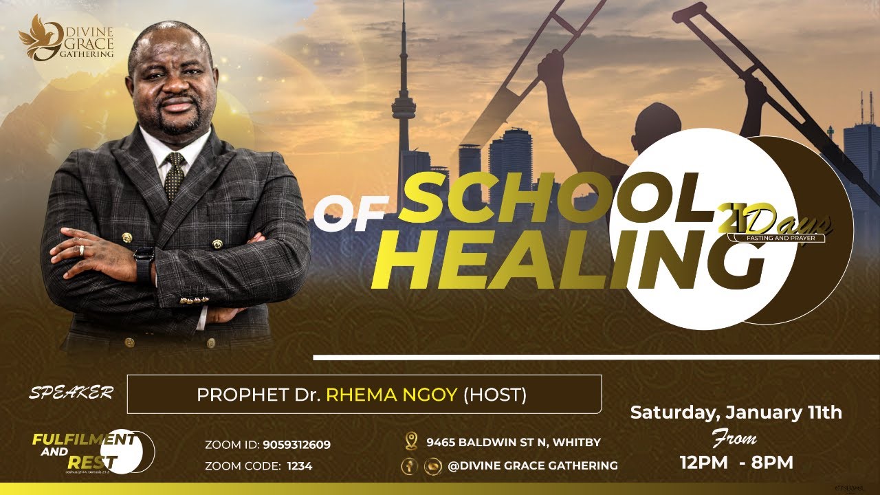 21 Days Fasting and Prayer Retreat 2025 | Day 6, School of Healing | Prophet Dr. Rhema Ngoy