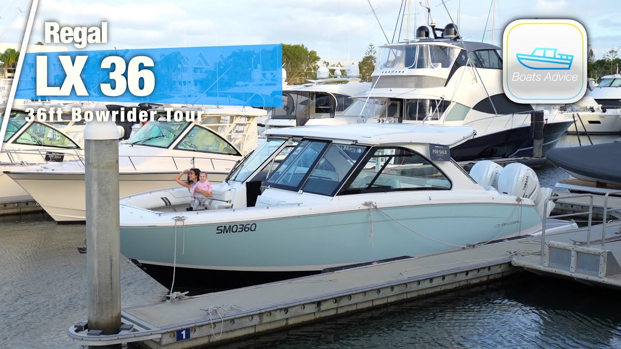 Regal LX36 - Luxury American Made 36ft Bowrider | Yacht Tour