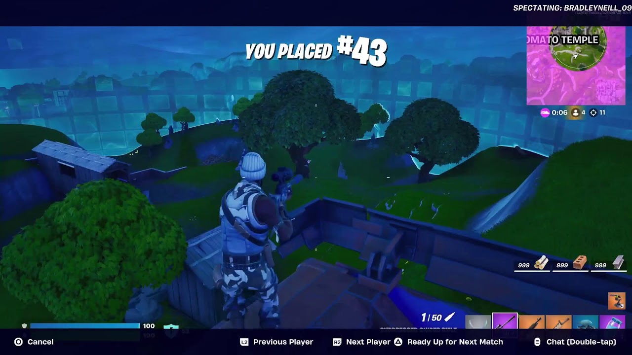 Fortnite Solo gameplay