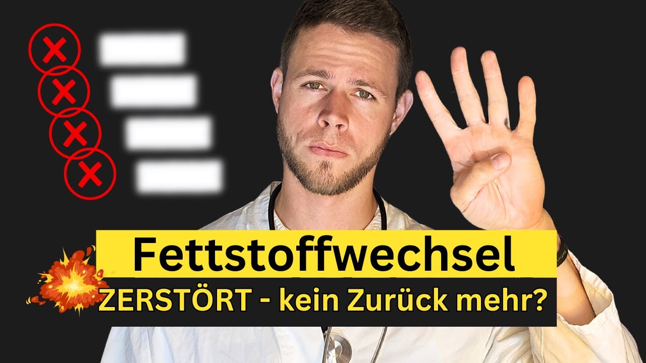 VIER Stellen, an denen der Fettstoffwechsel kaputt geht