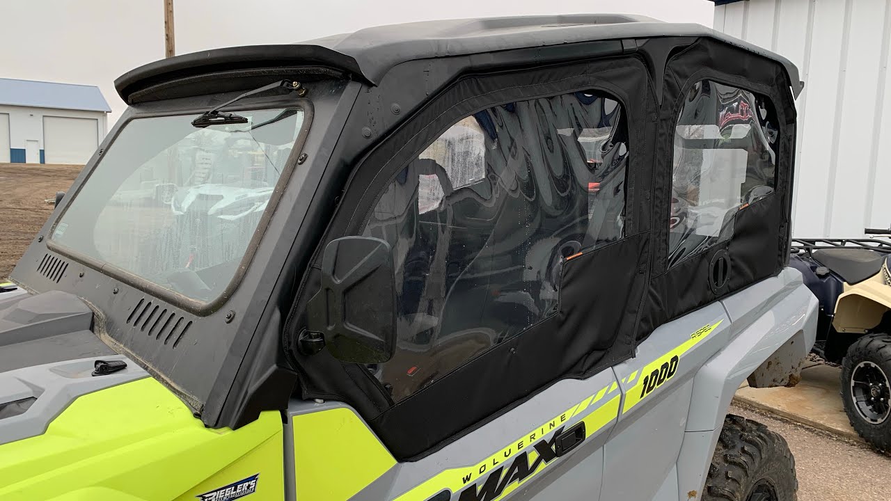 Spike Powersports Yamaha RMax4 Framed Upper Door Kit walkaround