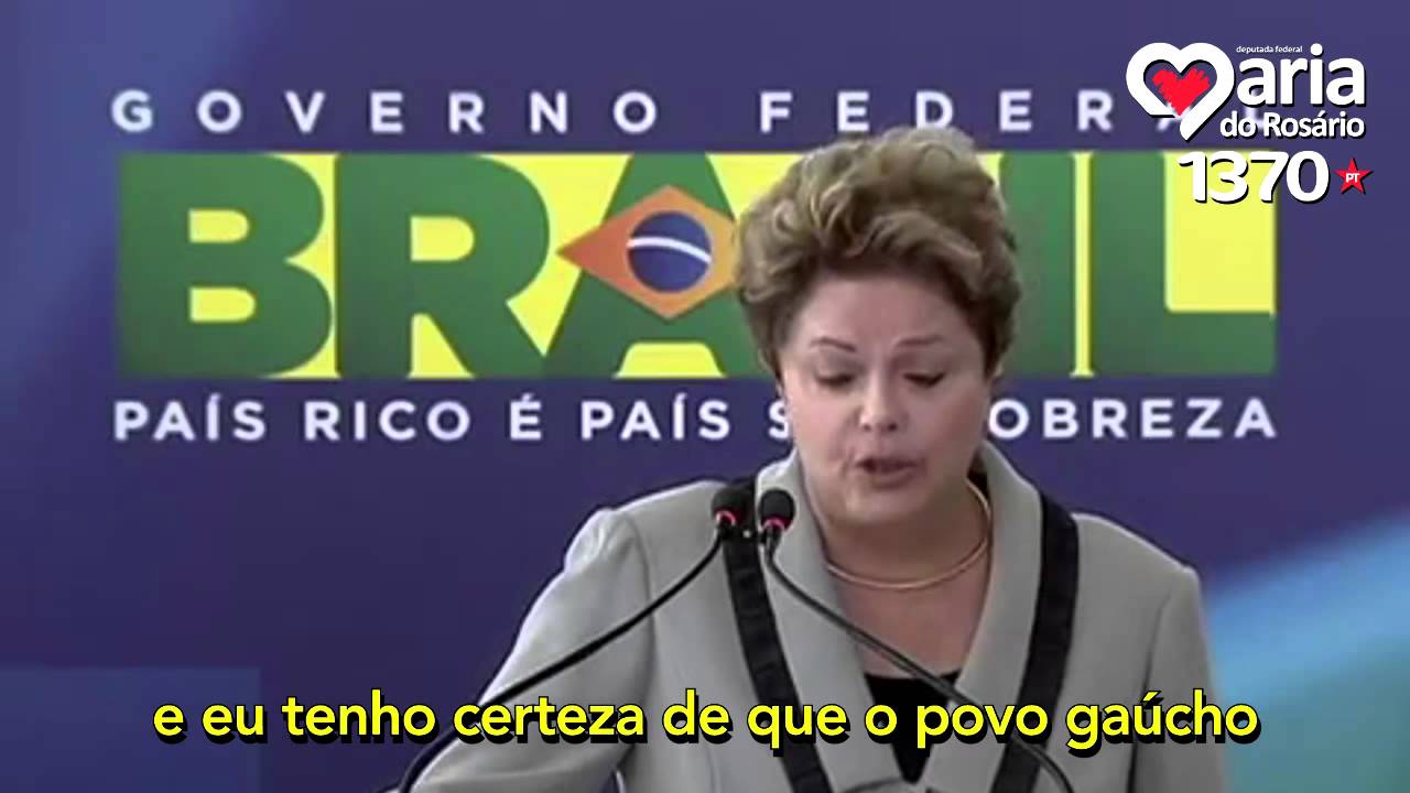 Presidenta Dilma Rousseff agradece o trabalho de Maria do Ros&aacute;rio no seu minist&eacute;rio