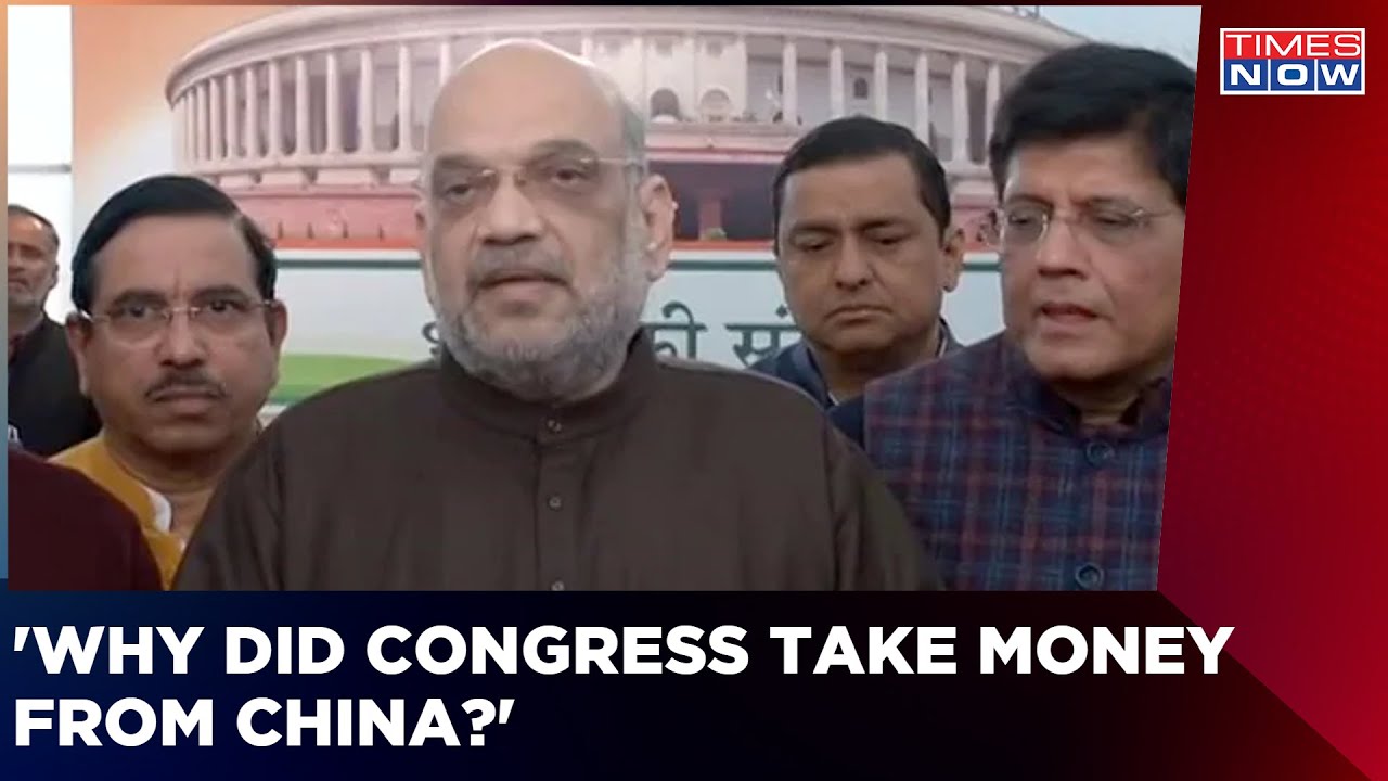 'Why did Congress take money from China?': Amit Shah slams Opposition | Latest English News