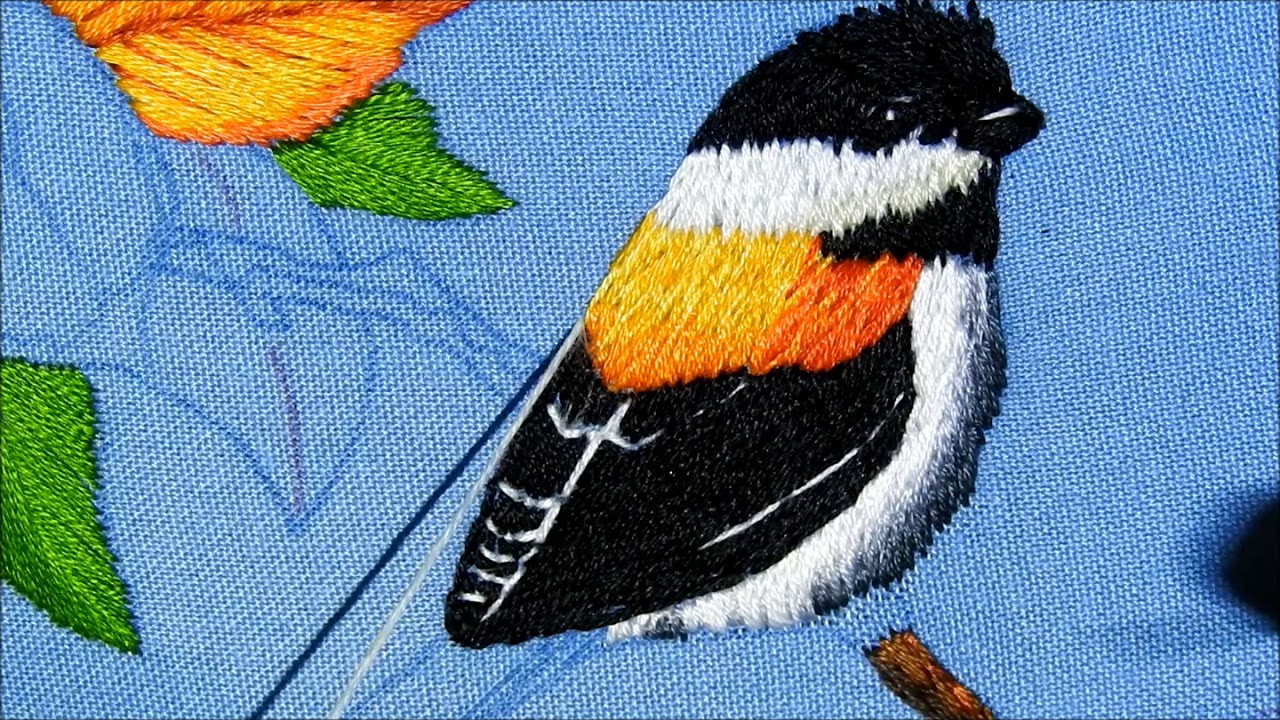 Como bordar un pájaro clase 3 How to embroidery a bird second class 3