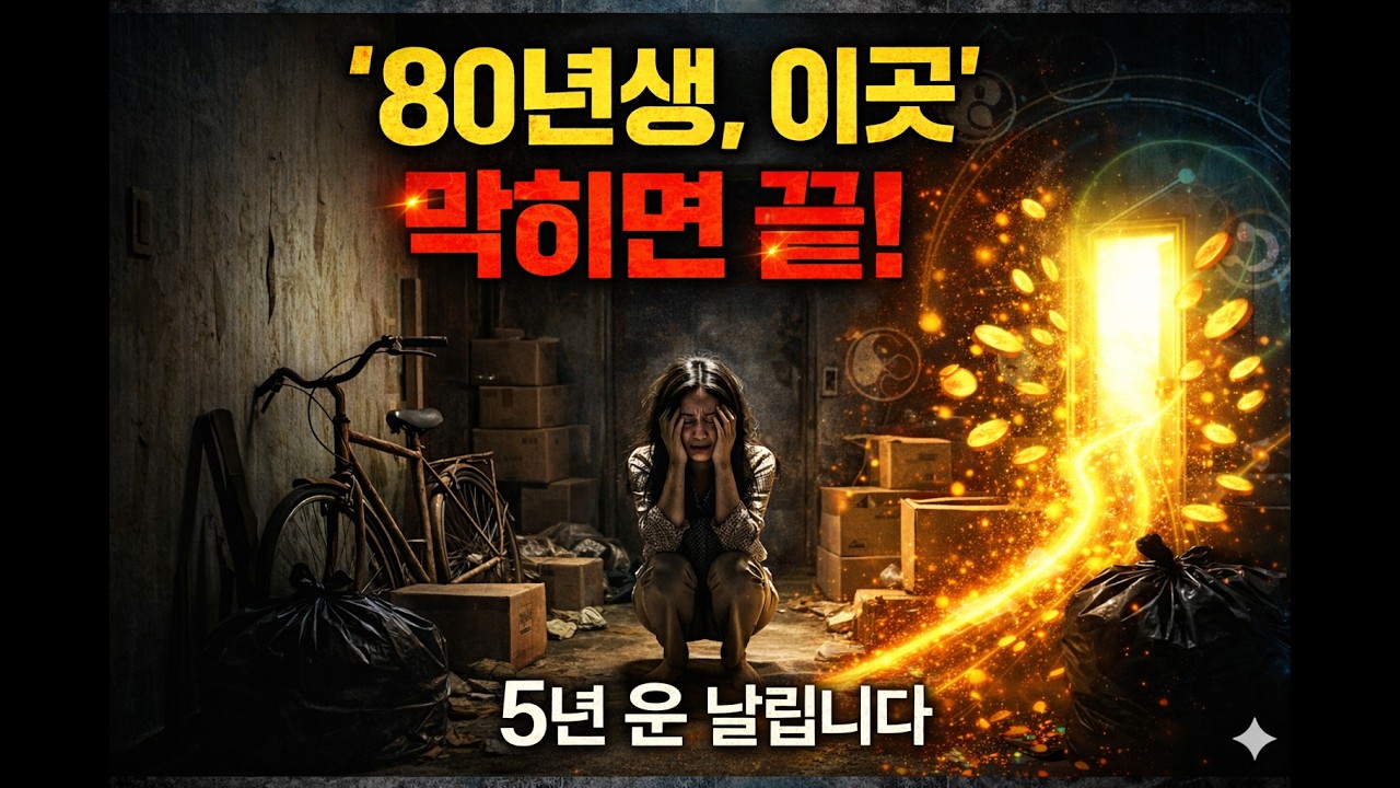 80년생, &lsquo;이곳&rsquo; 막혀있으면 5년 대운 날립니다
