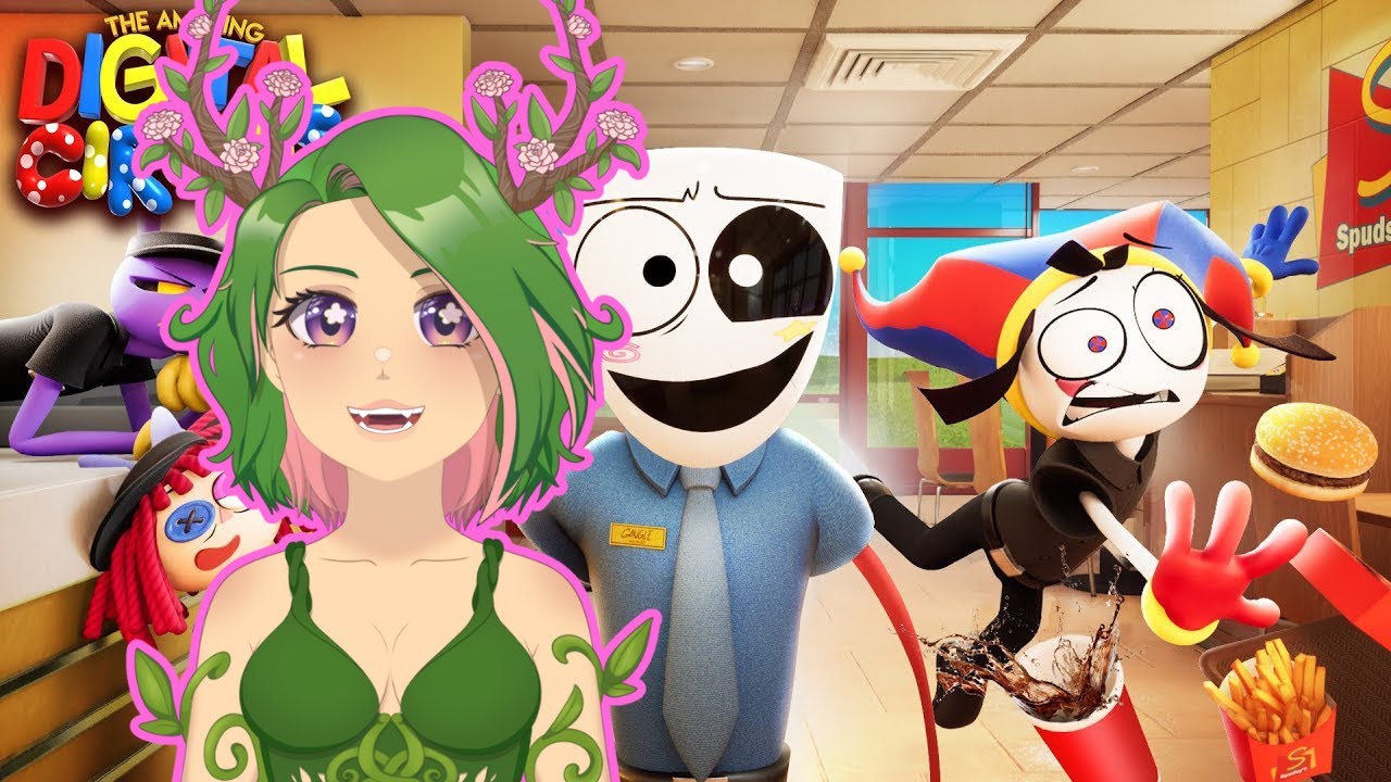 Reacting to THE AMAZING DIGITAL CIRCUS - Ep 4: Fast Food Masquerade