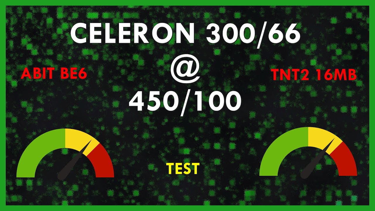 [slot1/s370] Zmagania Procesor&oacute;w: Intel Celeron 300/66 @ 450/100
