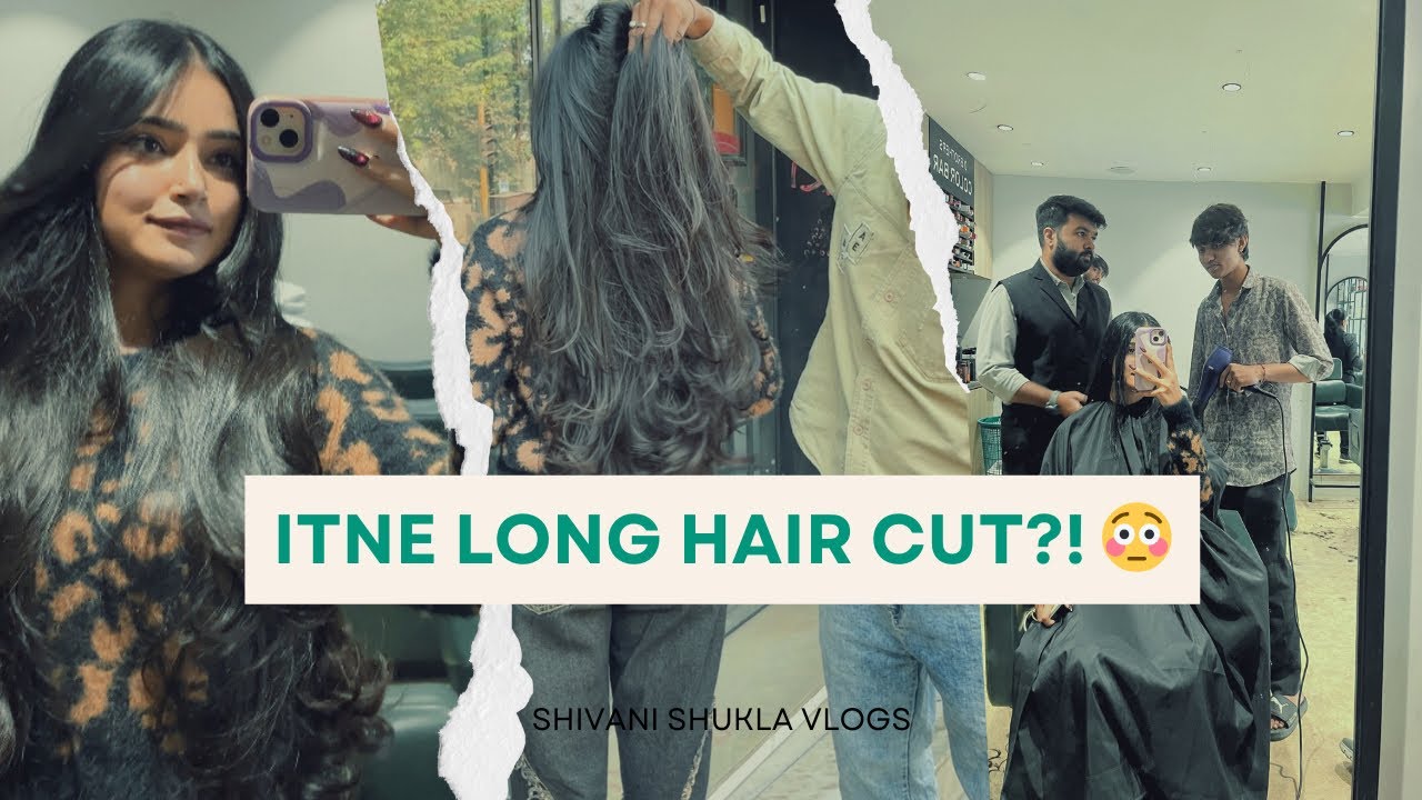 Itna Long Hair Cut?! 💔 | My Haircut Journey | haircut vlog 