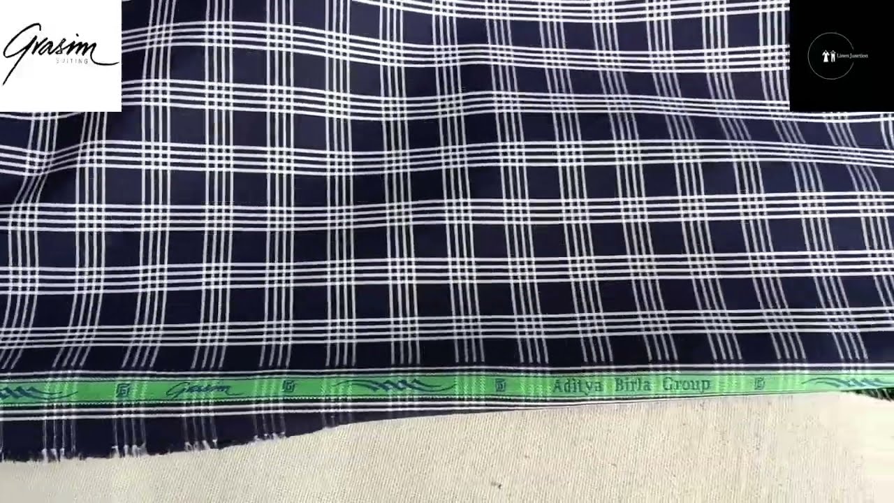Giza cotton shirt fabric premium collection in cheap price #soktas #grasim #linenjunction #mumbai