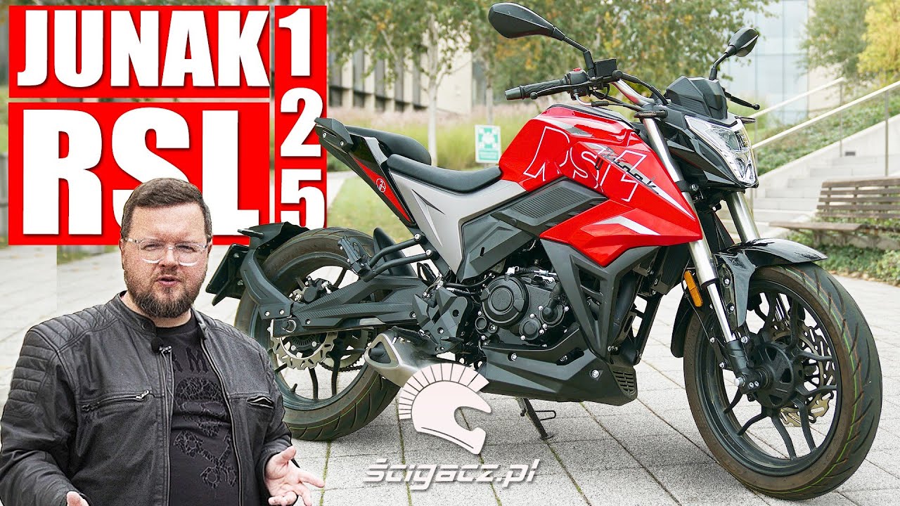 Junak RSL 125. Test następcy RS 125. 13 KM i Ponad 100 km/h na prawko B. ale zobacz, jak on wygląda