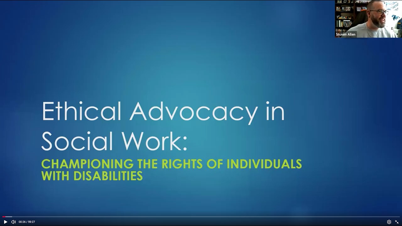 Ethical Advocacy in Social Work: Championing the Rights of Individuals with Disabilities