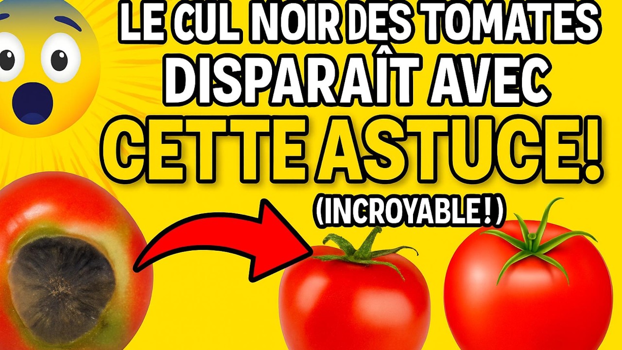 🍅 STOP au CUL NOIR des Tomates! Le SECRET contre la nécrose apicale !