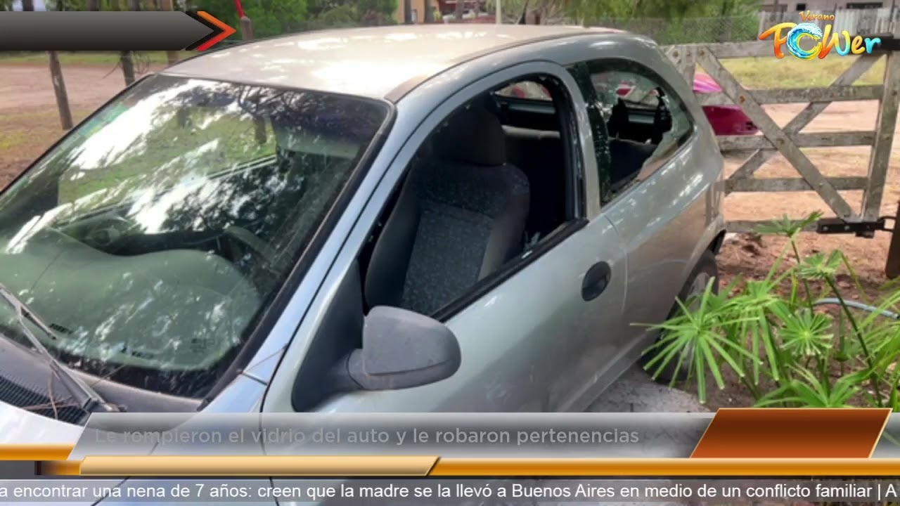 Inseguridad: Rompieron el vidrio de un auto y