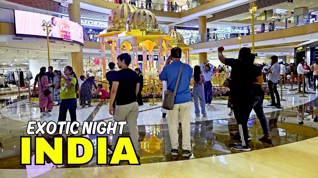 🇮🇳 Inside India's Luxe Shopping Complex: Vegas Mall Dwarka, Delhi in 4K