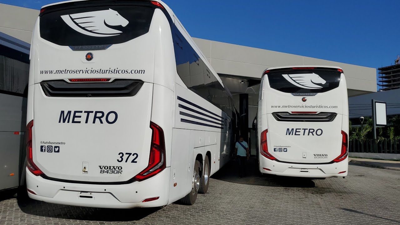 Detalles del Marcopolo G8 1200 y 1350 de Metro Autobuses en terminal churchild Santo Domingo 🇩🇴