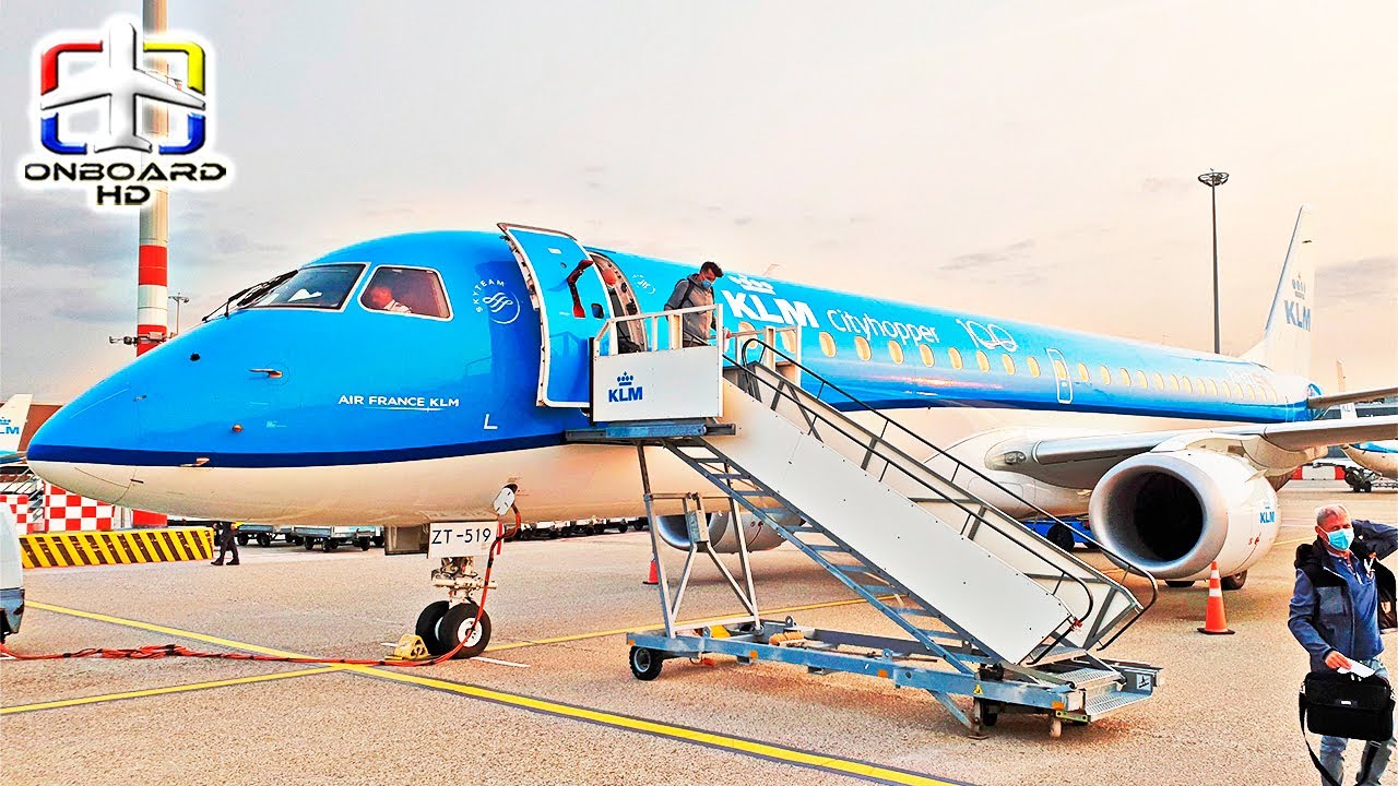 TRIP REPORT | Double Breakfast Onboard! ツ | KLM CityHopper E190 | Warsaw to Amsterdam