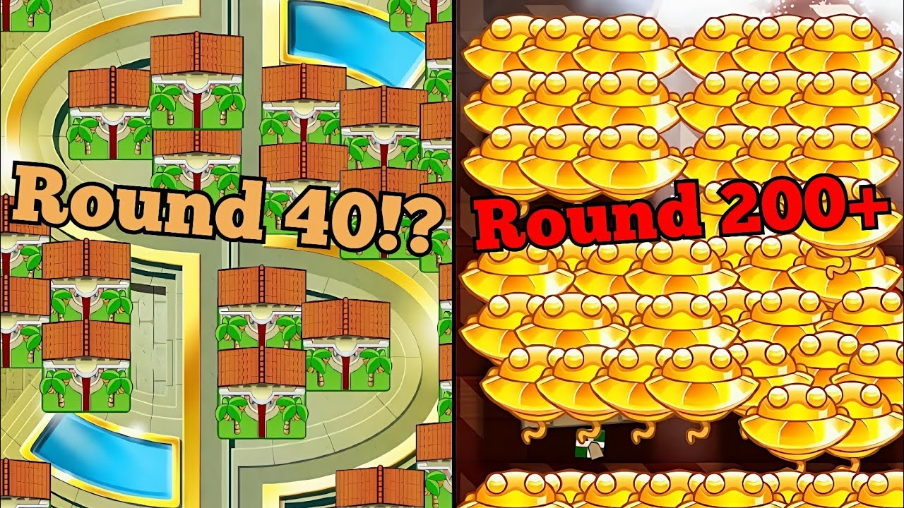 How Far Can A FULL MAP Of Each Tier 3 Tower Go In BTD5