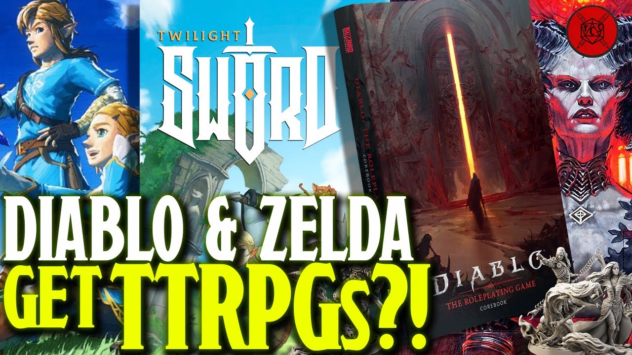 Diablo AND Legend Of Zelda Getting TTRPGs?!!!