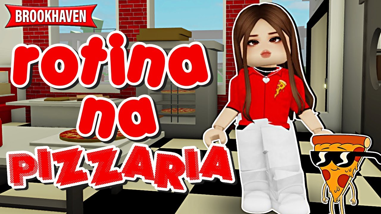 ROTINA NA PIZZARIA!! 🍕| Brookhaven Roblox | AliceMinePlay