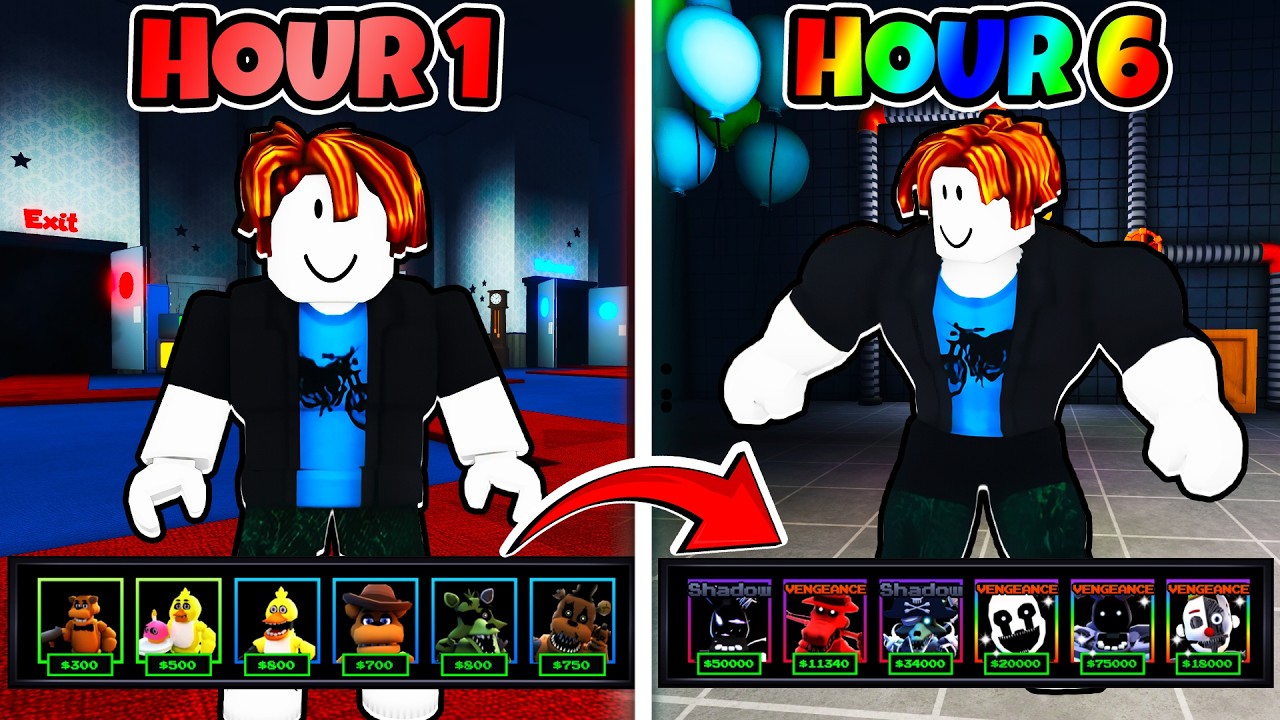 I Spent 6 HOURS Playing Five Nights TD As A Noob..