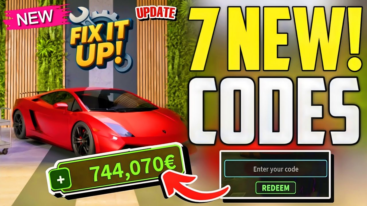 ⚠️VALENTINE!⚡[CODES]⚠️FIX IT UP ROBLOX CODES 2026 - FIX IT UP CODES 2026 