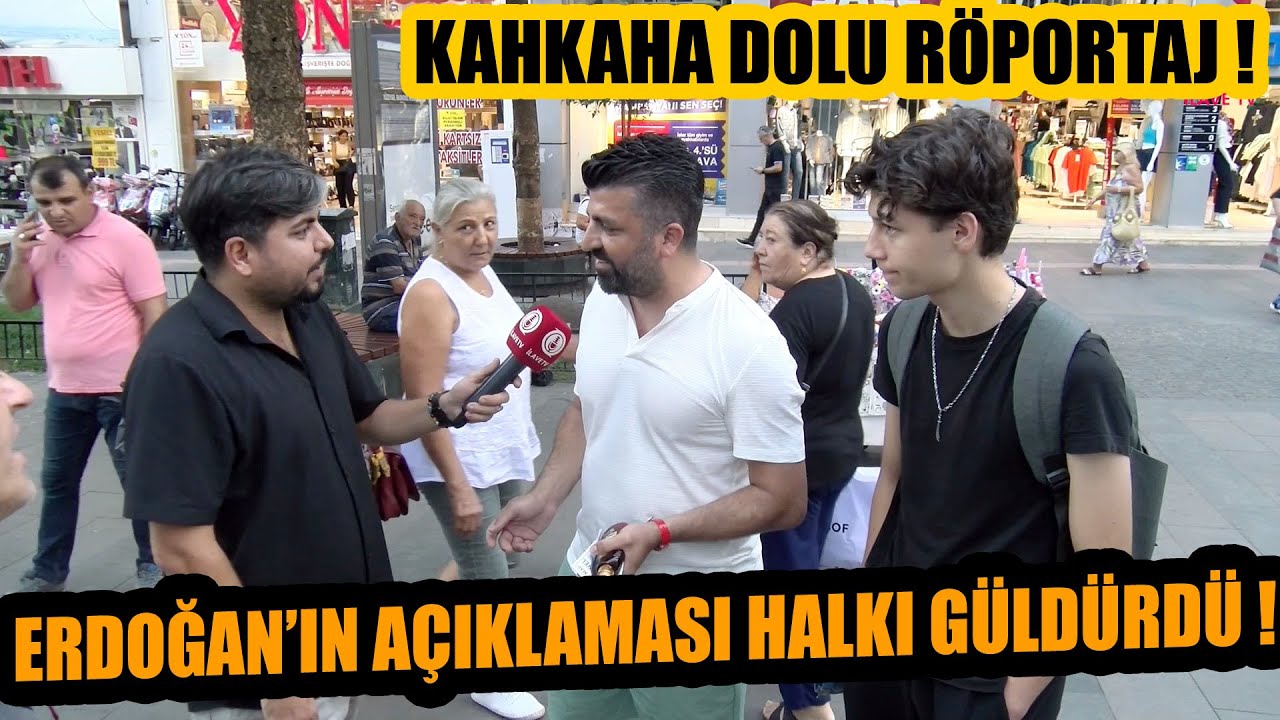 Kahkaha dolu röportaj ! Erdoğan'ın açıklaması önce güldürdü sonra düşündürdü !