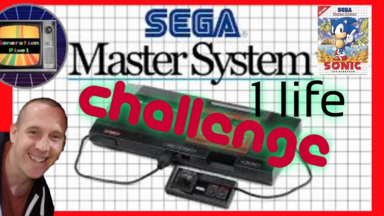 Sonic the hedgehog - 1 life sega master system challenge - @GenerationPixel 