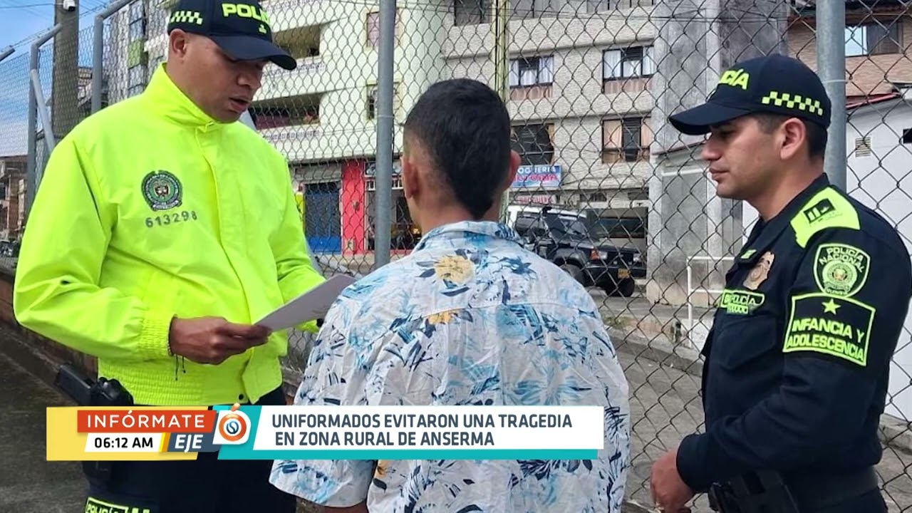 🚨 Policía evitó incendio en vivienda rural de Anserma y capturó al presunto agresor