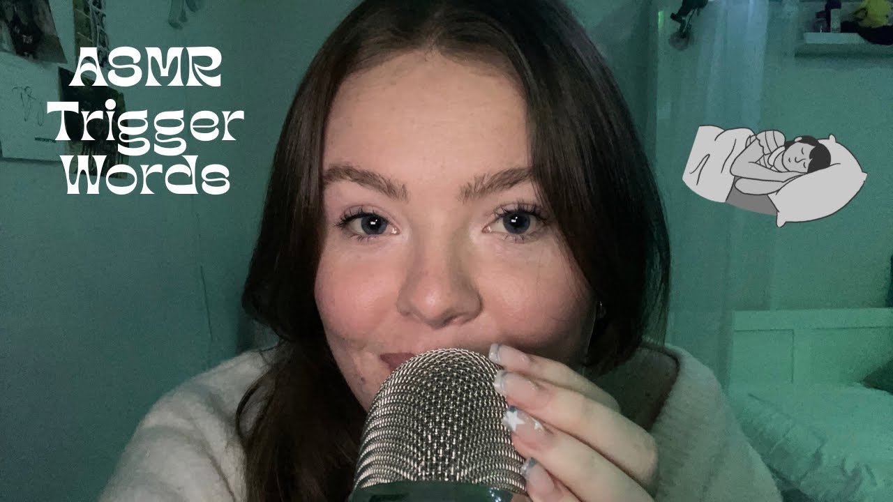 ASMR Up Close Breathy Whispers ✨ Tingly Trigger Words for Sleep