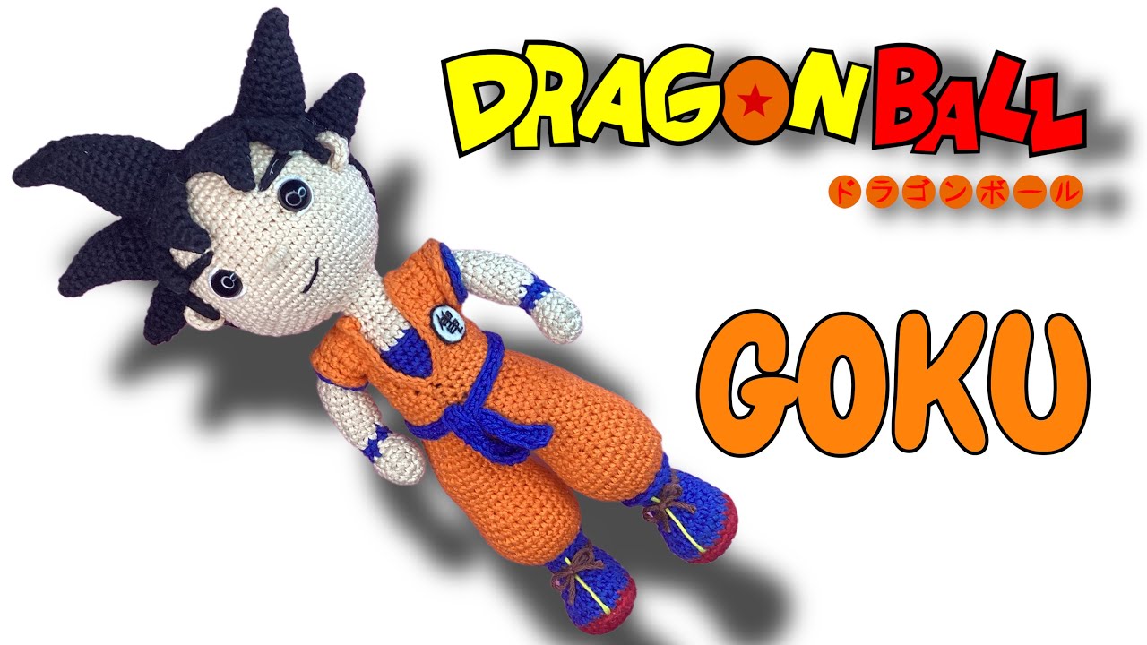 GOKU DRAGON BALL AMIGURUMI 1/3  #gokuacrochet #dragonball #tutorialgoku