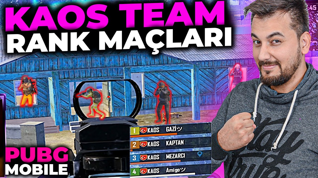 KAOS TEAM RANK MA&Ccedil;LARI / PUBG MOBILE