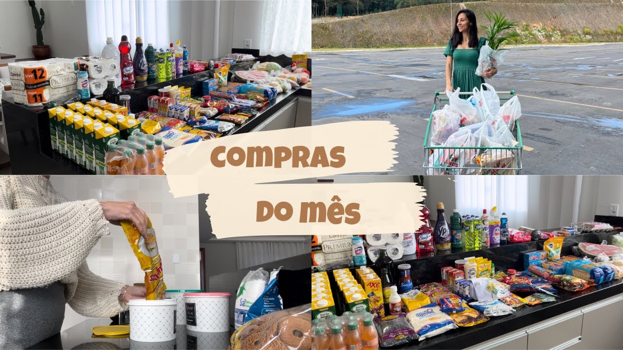 NOSSA COMPRA DO MÊS | Quanto gastamos??
