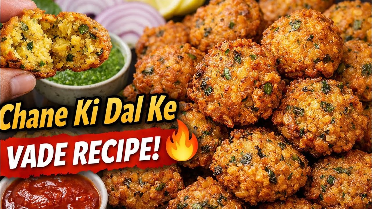 Crispy Chane Ki Dal Ke Vade Recipe 😍 | Perfect Evening Snack |#babitakirasoi #viral 