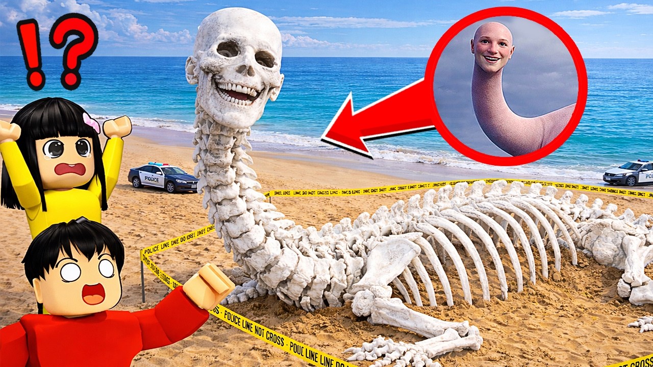 Yuta Mio Menemukan KERANGKA WAJAH MANUSIA MENGERIKAN BERBADAN DINOSAURUS RAKSASA 😱😱🦴 || ROBLOX
