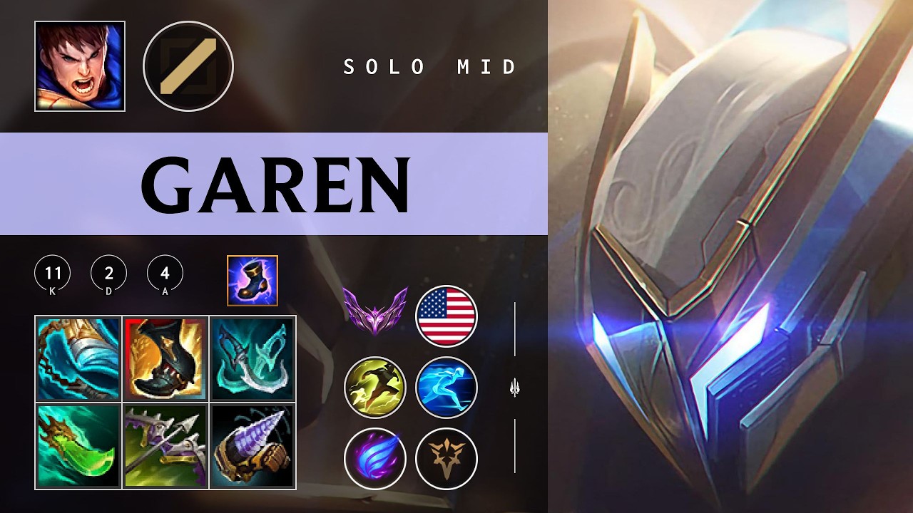 Garen Mid vs Zed - NA Master Patch 26.05