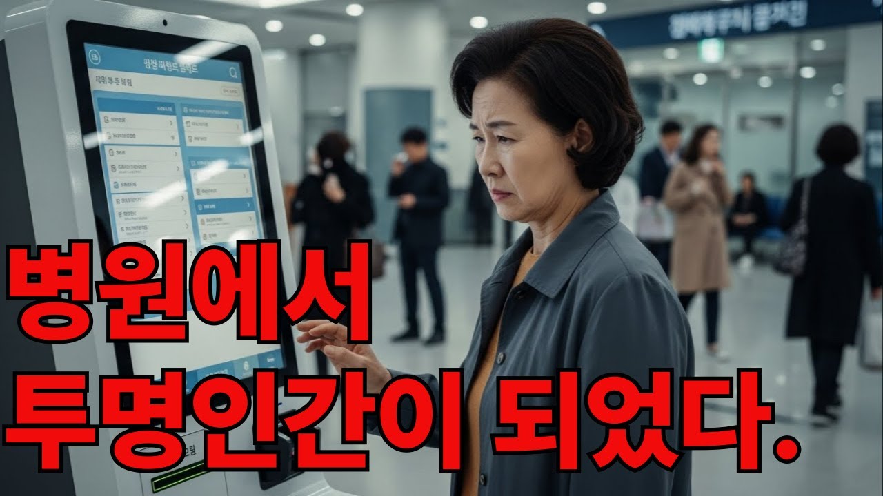 병원에서 투명인간이 되었다. 대기시간 3시간.진료시간 2분47초