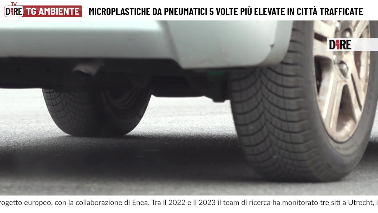TgAmbiente 27 gennaio: pericolo microplastiche da pneumatici nelle città più trafficate
