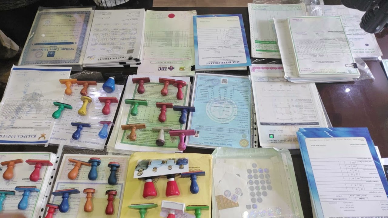 Fake marksheets racket busted in Bangalore!