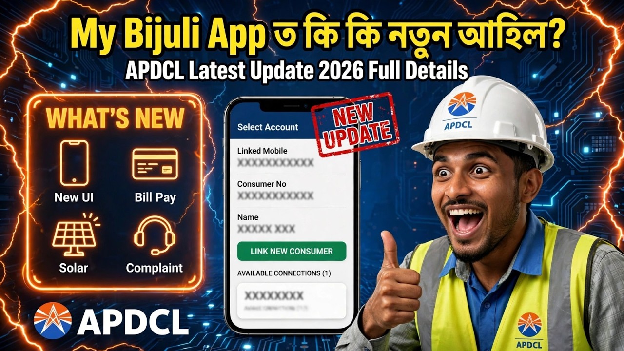 যদি আপুনি APDCL Consumer হয় তেন্তে এই Update টো আপোনাৰ বাবে বহুত Important!