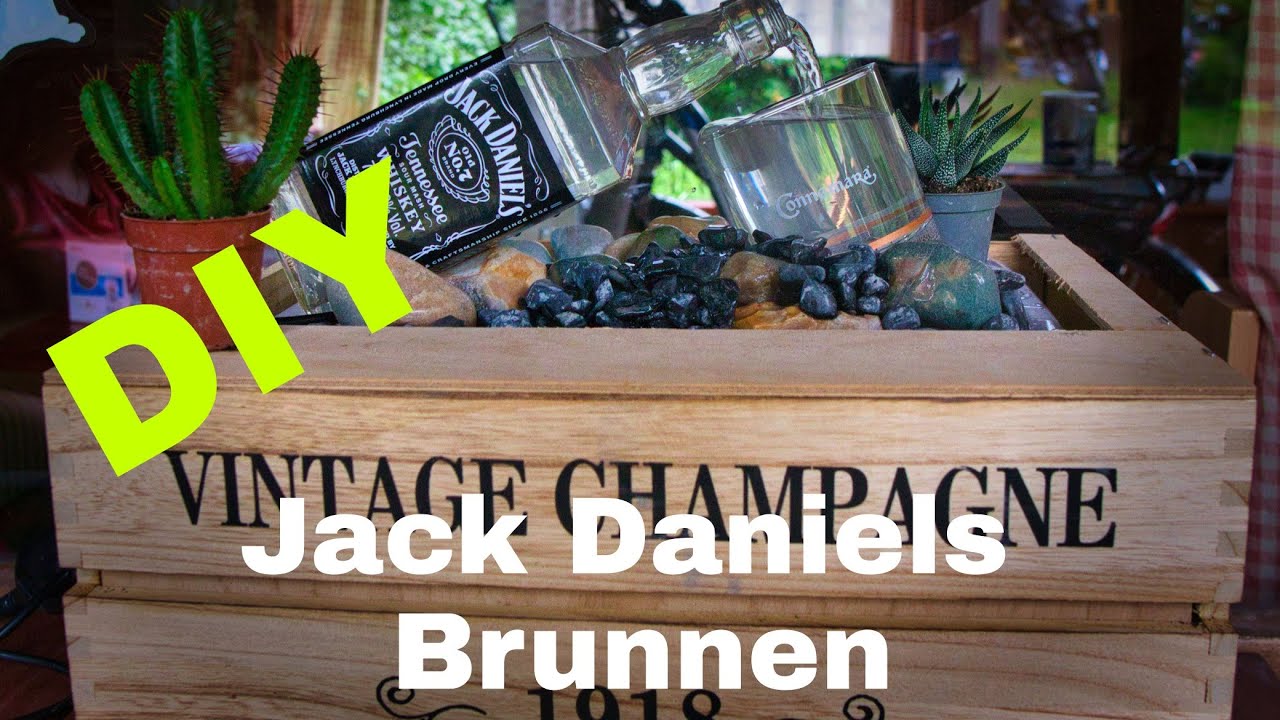 DIY Jack Daniels Zimmerbrunnen