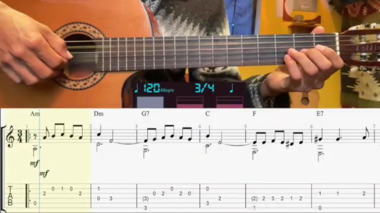 Chabuca Lime&ntilde;a - Arreglo Sencillo Guitarra Solista - Valz Peruano