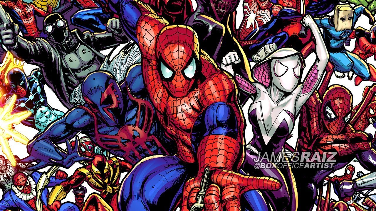 Drawing 50  DIFFERENT SPIDER-MAN SUITS in FULL COLOR!